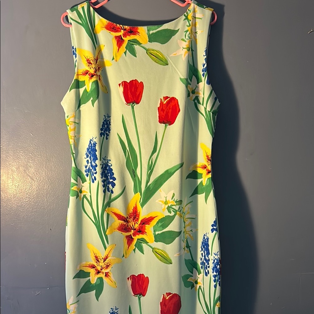Floral Sleeveless Dress - Multicolor